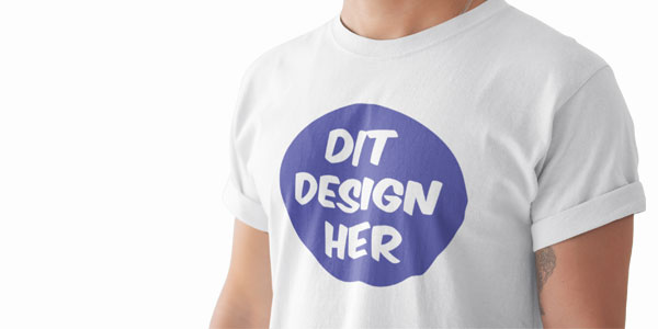 dusin foran prøve Design Din Egen T-shirt – Lav fede t-shirts, tøj og produkter med eget tryk